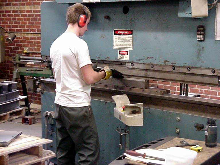 Metal forming press brake