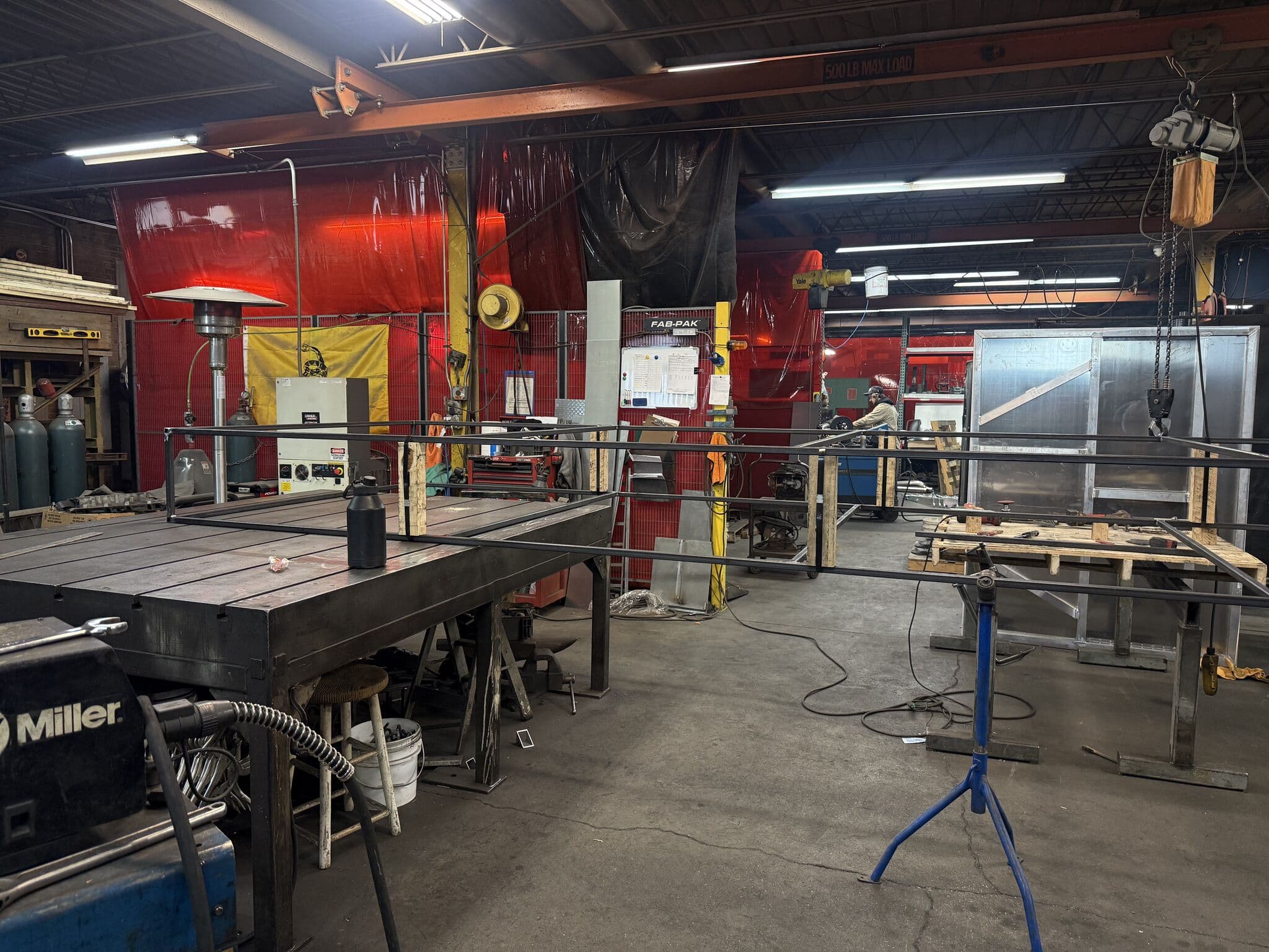 Benson Machine Works shop floor